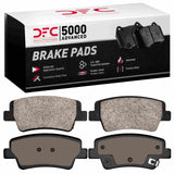 Dynamic Friction 2021-2025 Hyundai Elantra Rear 5000 Advanced Ceramic Brake Pads by Dynamic Friction Company 1551-2395-00