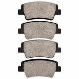 Dynamic Friction 2021-2025 Hyundai Elantra Rear 5000 Advanced Ceramic Brake Pads by Dynamic Friction Company 1551-2395-00