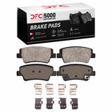 Dynamic Friction 2021-2025 Hyundai Elantra Rear 5000 Advanced Ceramic Brake Pads and Hardware Kit by Dynamic Friction Company 1551-2395-01