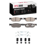 Dynamic Friction 2022-2025 Acura MDX Front 5000 Advanced Ceramic Brake Pads and Hardware Kit by Dynamic Friction Company 1551-2396-01