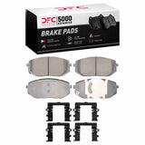 Dynamic Friction 2022-2025 Hyundai Tucson Front 5000 Advanced Ceramic Brake Pads and Hardware Kit by Dynamic Friction Company 1551-2398-01