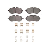 Dynamic Friction 2021-2025 Audi Q4 e-Tron Front 5000 Advanced Low Metallic Brake Pads and Hardware Kit by Dynamic Friction Company 1551-2401-01