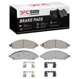 Dynamic Friction 2020-2025 Chrysler Pacifica Front 5000 Advanced Ceramic Brake Pads and Hardware Kit by Dynamic Friction Company 1551-2402-01