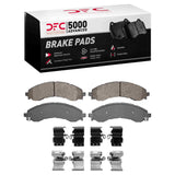 Dynamic Friction 2021-2025 Chevrolet Express 4500 Front 5000 Advanced Semi Metallic Brake Pads and Hardware Kit by Dynamic Friction Company 1551-2404-01