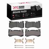Dynamic Friction 2021-2025 Chevrolet Tahoe Front 5000 Advanced Low Metallic Brake Pads and Hardware Kit by Dynamic Friction Company 1551-2407-01