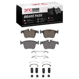 Dynamic Friction 2019-2026 Volvo V90 Cross Country Rear 5000 Advanced Ceramic Brake Pads and Hardware Kit by Dynamic Friction Company 1551-2409-01