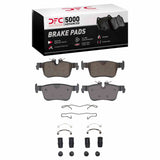 Dynamic Friction 2021-2025 Volvo XC60/S60 Rear 5000 Advanced Ceramic Brake Pads and Hardware Kit by Dynamic Friction Company 1551-2410-01