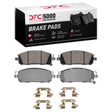 Dynamic Friction 2021-2025 Infiniti QX60 Front 5000 Advanced Ceramic Brake Pads and Hardware Kit by Dynamic Friction Company 1551-2413-01