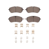 Dynamic Friction 2021-2024 Jaguar E-Pace Front 5000 Advanced Ceramic Brake Pads and Hardware Kit by Dynamic Friction Company 1551-2416-01