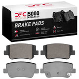 Dynamic Friction 2021-2025 Hyundai Sonata Rear 5000 Advanced Ceramic Brake Pads by Dynamic Friction Company 1551-2417-00