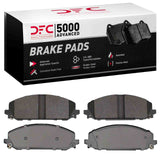 Dynamic Friction 2021-2025 Dodge Durango Front 5000 Advanced Semi Metallic Brake Pads by Dynamic Friction Company 1551-2429-00