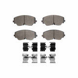 Dynamic Friction 2022-2025 Audi S3 (USA/Canada) Front 5000 Advanced Low Metallic Brake Pads and Hardware Kit by Dynamic Friction Company 1551-2437-01