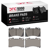 Dynamic Friction 2022-2025 Toyota GR Yaris (Mexico) Front 5000 Advanced Low Metallic Brake Pads by Dynamic Friction Company 1551-2450-00