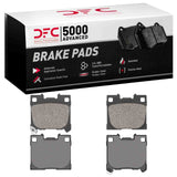 Dynamic Friction 2022-2025 Toyota GR Corolla Rear 5000 Advanced Low Metallic Brake Pads by Dynamic Friction Company 1551-2451-00