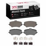 Dynamic Friction 2022-2025 Mercedes-Benz EQE 350 Rear 5000 Advanced Ceramic Brake Pads and Hardware Kit by Dynamic Friction Company 1551-2454-01