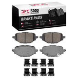 Dynamic Friction 2023-2025 Mazda CX-1950 Rear 5000 Advanced Ceramic Brake Pads and Hardware Kit by Dynamic Friction Company 1551-2457-01