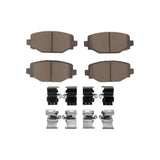 Dynamic Friction 2022-2025 Jeep Grand Cherokee Rear 5000 Advanced Ceramic Brake Pads and Hardware Kit by Dynamic Friction Company 1551-2460-01