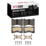 Dynamic Friction 2022-2024 Land Rover Range Rover Front 5000 Advanced Ceramic Brake Pads and Hardware Kit by Dynamic Friction Company 1551-2461-01