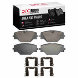 Dynamic Friction 2022-2024 Land Rover Range Rover Sport Rear 5000 Advanced Ceramic Brake Pads and Hardware Kit by Dynamic Friction Company 1551-2464-01