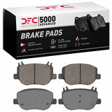 Dynamic Friction 2022-2025 Fisker Ocean Rear 5000 Advanced Low Metallic Brake Pads by Dynamic Friction Company 1551-2474-00