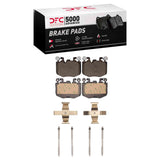 Dynamic Friction 2022-2025 BMW 540i xDrive Front 5000 Advanced Low Metallic Brake Pads and Hardware Kit by Dynamic Friction Company 1551-2480-01
