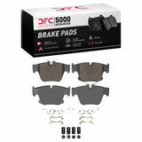 Dynamic Friction 2023-2025 BMW 760i xDrive Rear 5000 Advanced Low Metallic Brake Pads and Hardware Kit by Dynamic Friction Company 1551-2482-01