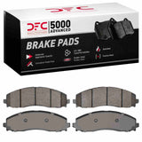 Dynamic Friction 2023-2025 Ford F-250 2WD (Super Duty) Rear 5000 Advanced Semi Metallic Brake Pads by Dynamic Friction Company 1551-2491-00