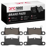 Dynamic Friction 2020-2025 Audi e-Tron GT Rear 5000 Advanced Low Metallic Brake Pads by Dynamic Friction Company 1551-2492-00