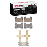 Dynamic Friction 2023-2025 Alfa Romeo Tonale Front 5000 Advanced Ceramic Brake Pads and Hardware Kit by Dynamic Friction Company 1551-2496-01
