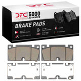 Dynamic Friction 2023-2025 Chevrolet Colorado Front 5000 Advanced Ceramic Brake Pads by Dynamic Friction Company 1551-2498-00