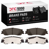 Dynamic Friction 2022-2025 Infiniti QX80 Rear 5000 Advanced Ceramic Brake Pads by Dynamic Friction Company 1551-2511-00