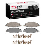 Dynamic Friction 2024-2025 Ford Mustang Front 5000 Advanced Ceramic Brake Pads and Hardware Kit by Dynamic Friction Company 1551-2514-01