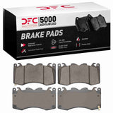 Dynamic Friction 2024-2025 Ford Mustang Front 5000 Advanced Low Metallic Brake Pads by Dynamic Friction Company 1551-2516-00