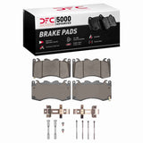 Dynamic Friction 2024-2025 Ford Mustang Front 5000 Advanced Low Metallic Brake Pads and Hardware Kit by Dynamic Friction Company 1551-2516-01