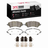 Dynamic Friction 2023-2025 Nissan Ariya Front 5000 Advanced Ceramic Brake Pads and Hardware Kit by Dynamic Friction Company 1551-2525-01