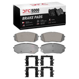 Dynamic Friction 2024-2026 Hyundai Ioniq 9 Front 5000 Advanced Ceramic Brake Pads and Hardware Kit by Dynamic Friction Company 1551-2527-01