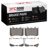 Dynamic Friction 2024-2025 Ford Mustang Rear 5000 Advanced Low Metallic Brake Pads by Dynamic Friction Company 1551-2528-00