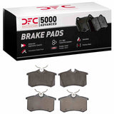 Dynamic Friction 1985-2024 Audi S4 Rear 5000 Advanced Low Metallic Brake Pads by Dynamic Friction Company 1552-0340-00