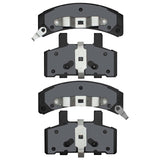 Dynamic Friction 1988-2002 Cadillac Commercial Chassis Front 5000 Advanced Semi Metallic Brake Pads by Dynamic Friction Company 1552-0369-00
