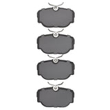 Dynamic Friction 1983-2004 BMW 325ix Front/Rear 5000 Advanced Low Metallic Brake Pads by Dynamic Friction Company 1552-0493-00