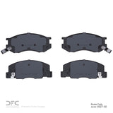 Dynamic Friction 1982-1992 Lotus Esprit Front 5000 Advanced Semi Metallic Brake Pads by Dynamic Friction Company 1552-0527-00