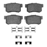 Dynamic Friction 1995-2011 Acura RL Rear 5000 Advanced Ceramic Brake Pads and Hardware Kit by Dynamic Friction Company 1552-0536-01