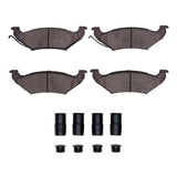 Dynamic Friction 1992-1995 Ford Crown Victoria Rear 5000 Advanced Semi Metallic Brake Pads and Hardware Kit by Dynamic Friction Company 1552-0662-01