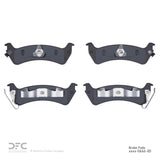 Dynamic Friction 1995-1998 Jeep Grand Cherokee Rear 5000 Advanced Ceramic Brake Pads by Dynamic Friction Company 1552-0666-00
