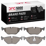 Dynamic Friction 1991-2008 BMW 328i Rear 5000 Advanced Low Metallic Brake Pads by Dynamic Friction Company 1552-0692-00