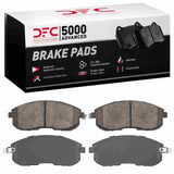 Dynamic Friction 2003-2005 Infiniti G35 Front 5000 Advanced Semi Metallic Brake Pads by Dynamic Friction Company 1552-0815-00
