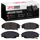 Dynamic Friction 2000-2010 Acura CSX Front 5000 Advanced Low Metallic Brake Pads by Dynamic Friction Company 1552-0829-00