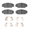 Dynamic Friction 2000-2010 Acura RSX Front 5000 Advanced Low Metallic Brake Pads and Hardware Kit
