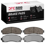 Dynamic Friction 2001-2011 Ford Explorer Sport Trac Front 5000 Advanced Semi Metallic Brake Pads by Dynamic Friction Company 1552-0833-00