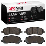 Dynamic Friction 2007-2016 Chrysler Sebring Front 5000 Advanced Semi Metallic Brake Pads by Dynamic Friction Company 1552-0866-00